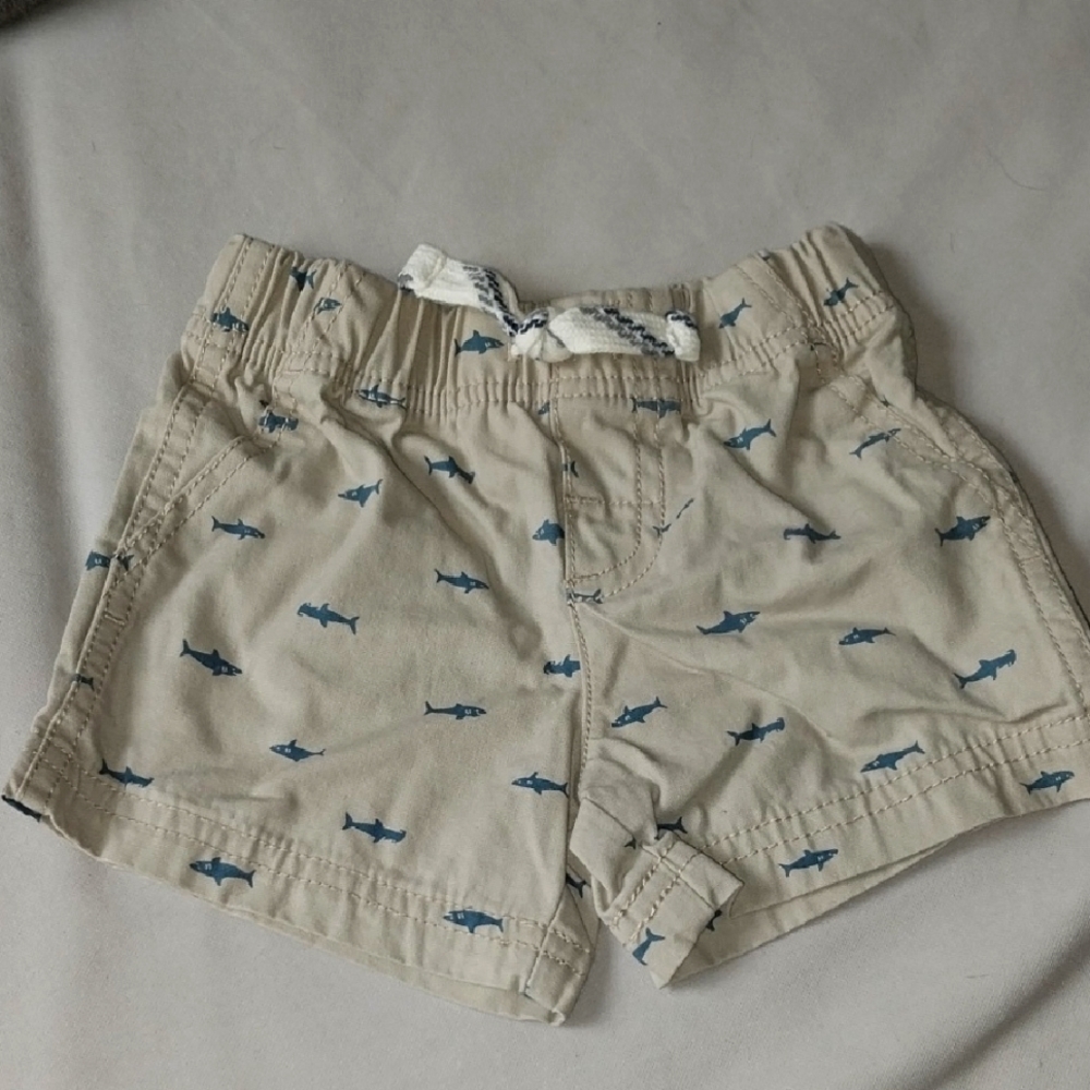 Carter's 6M Kahaki Shark Shorts